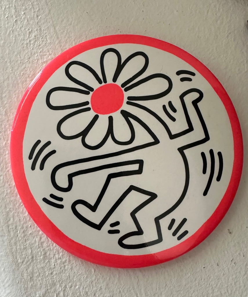 Keith Haring Pop Shop Button- Signed | DirtyPilot