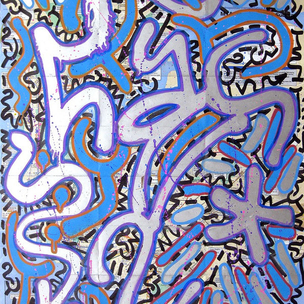 LA II - "Untitled"  NYC Transit Map