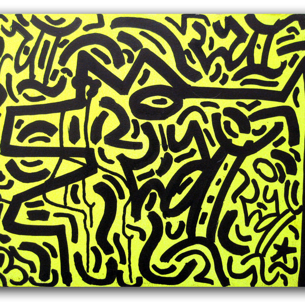 LA II - "Barking Dog Left"  Painting 1983