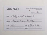 Larry Rivers "Holly Lonn 1" 1977