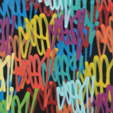 GRAFFITI ARTIST SEEN  - "Multi Tags #2"  Aerosol on  Canvas 30"x30"