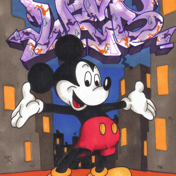 WEB ONE - TC5 - "Mickey"  Blackbook Drawing