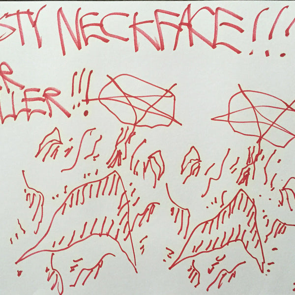 NECKFACE -"River Dweller " BlackBook Drawing