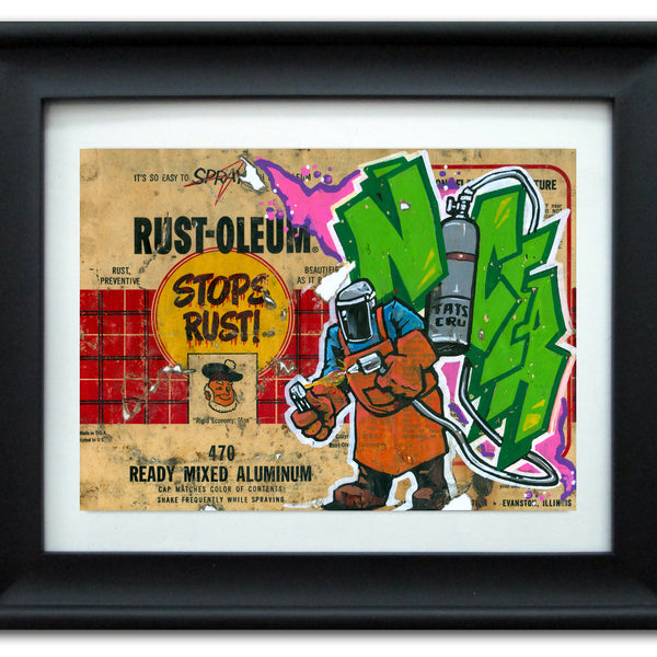 NICER Tats Cru - "Krylon"  Vintage  Label