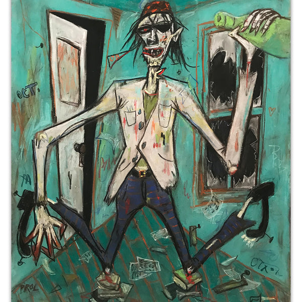 Rick Prol -  "Neck Wound" - Pastel 1983