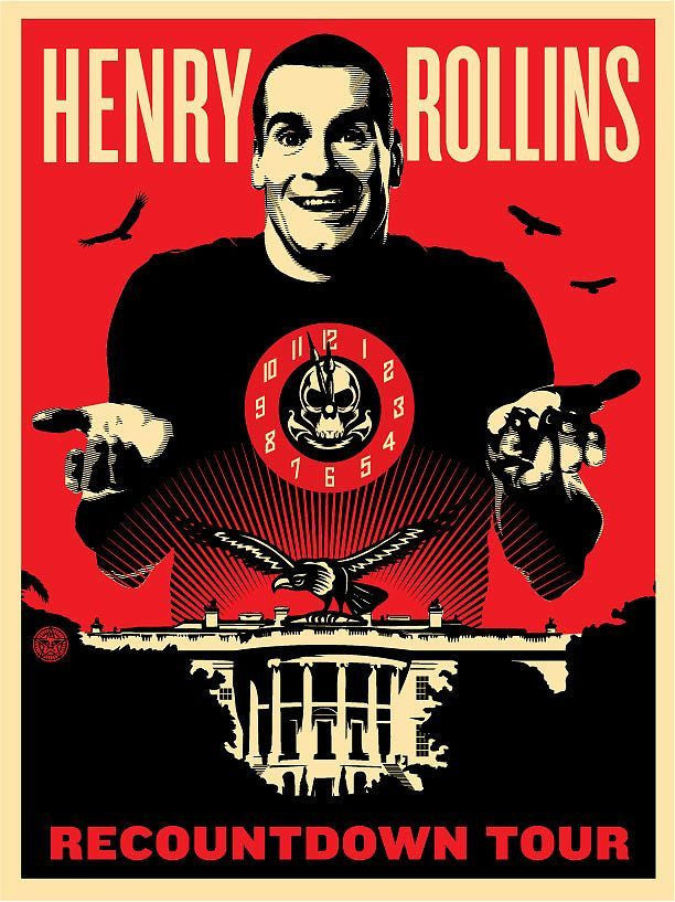 SHEPARD FAIREY - "Rollins Countdown"