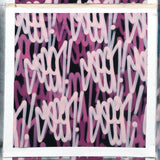 GRAFFITI ARTIST SEEN  -   "Multi  Tags"  Aerosol on  Canvas