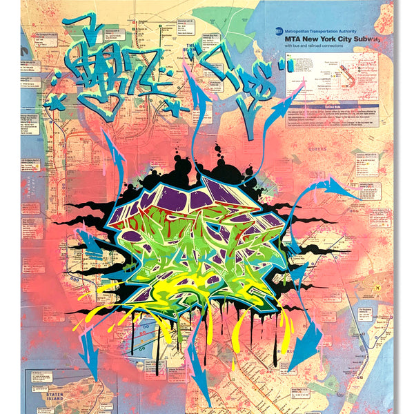 PART ONE  -  "Wild style"  NYC Map