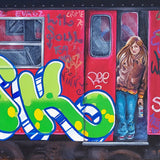LADY PINK- "PINK Train" Painting