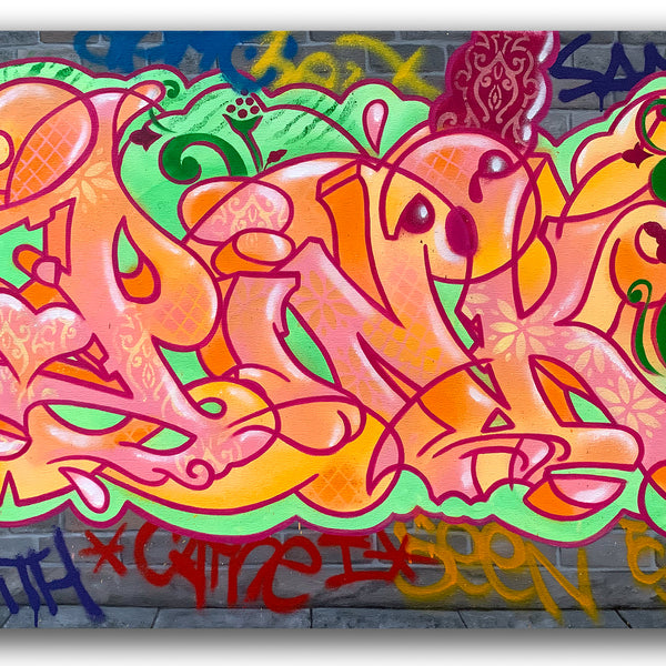 LADY PINK  "Deco Pink" Painting