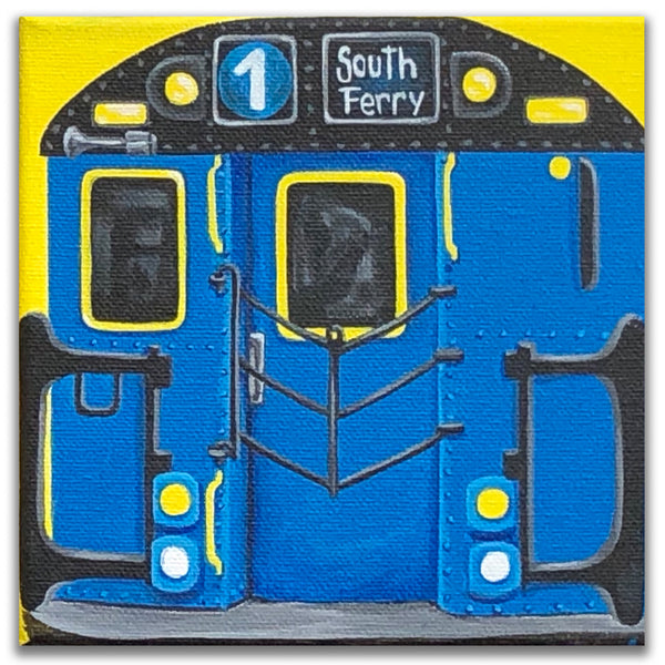 LADY PINK- "South Ferry  #1 IRT " Painting