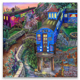 LADY PINK- "Subway Village" Painting Diptych