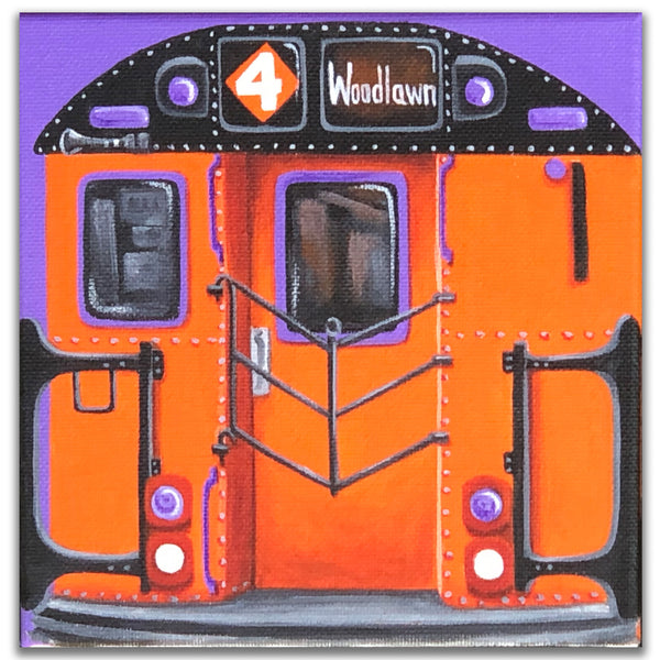 LADY PINK- "Woodlawn #4 IRT " Painting