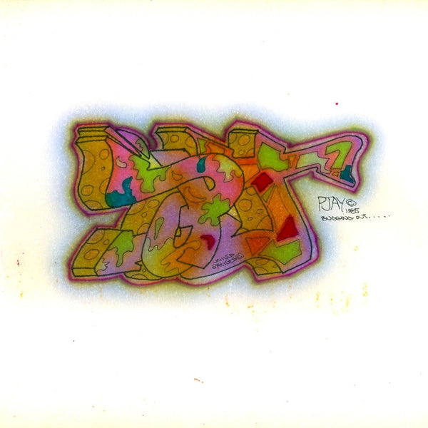 PJAY ONE - "Buggin Out...." Black Book Drawing 1985