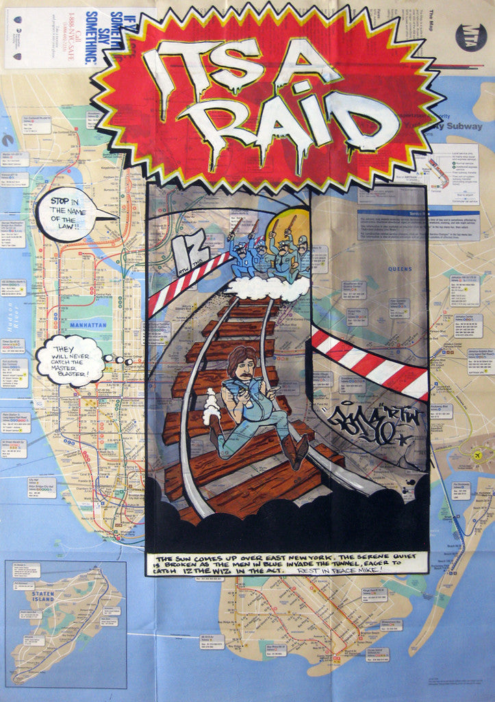 PADE "Its a Raid " NYC Map