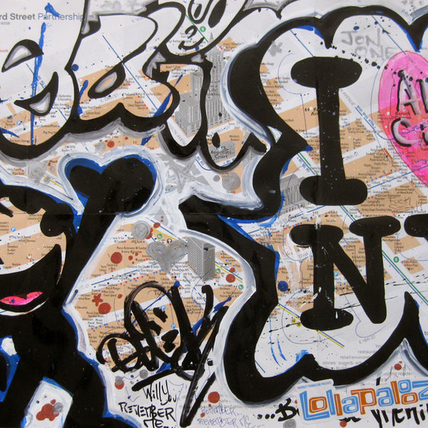 QUIK - "Remember Me"  NYC transit map