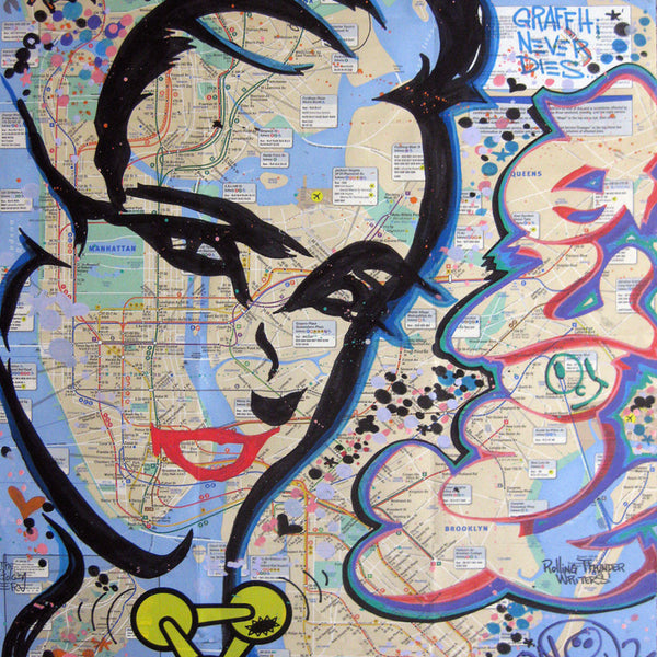 QUIK - "Victims of Fury" NYC Transit Map