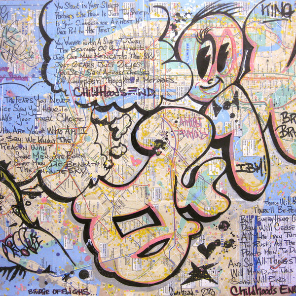 QUIK - "Childhoods End" NYC Transit Map