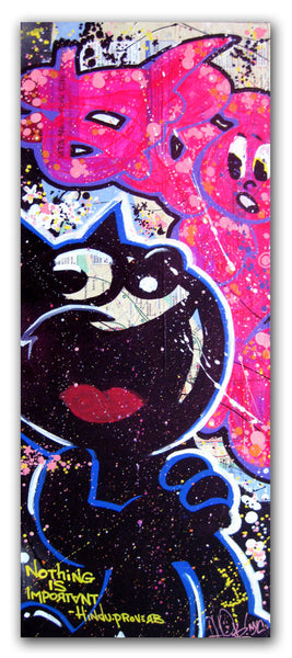 QUIK - "Nothing is Important"  Painting