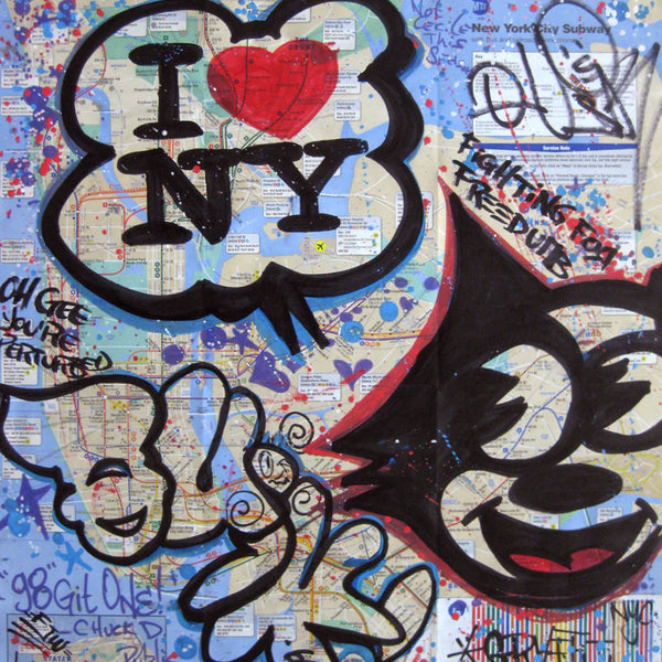 Quik - "I LUV NY" Map