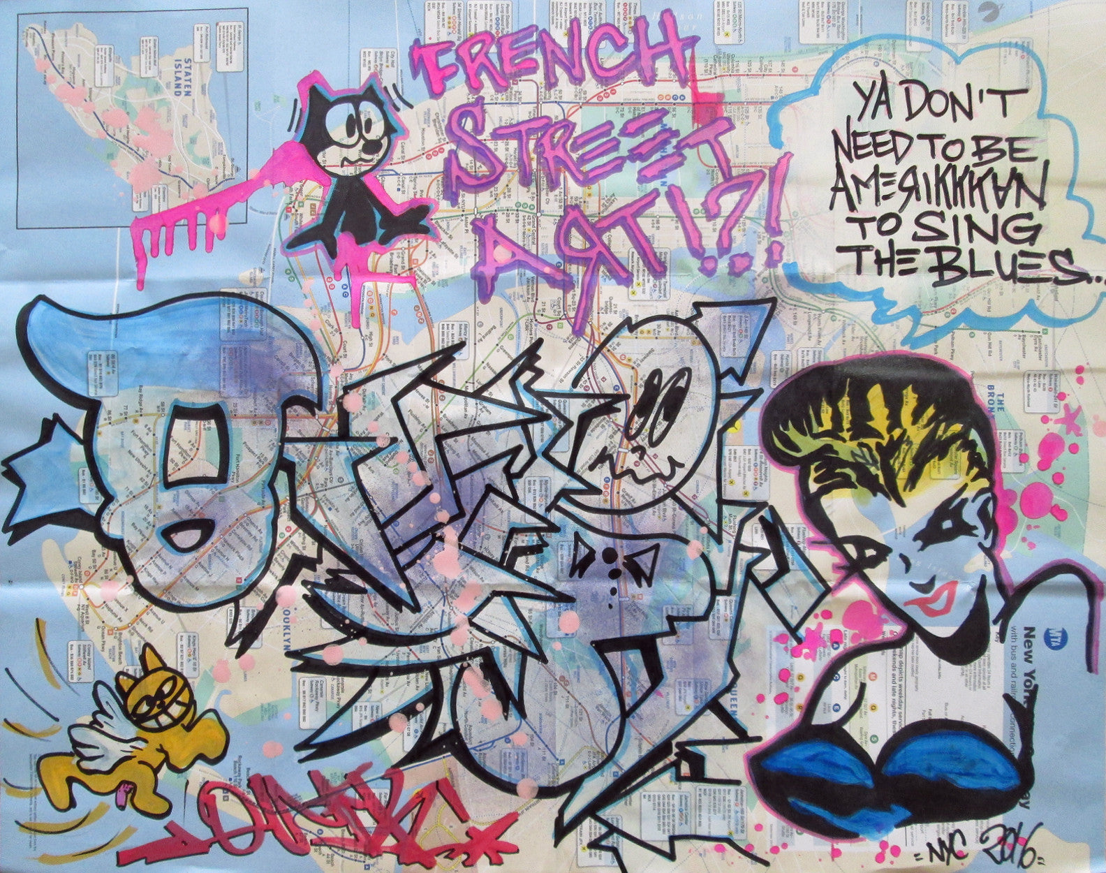 QUIK - "French Street Art" Map