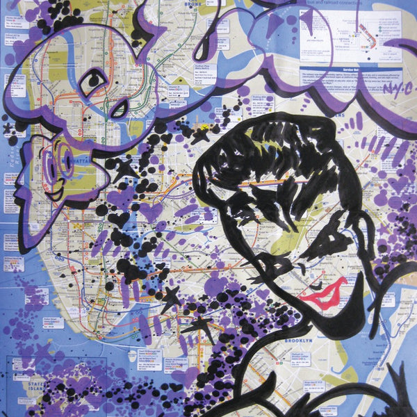 QUIK - "Jasmine Purple Reign" NYC Map