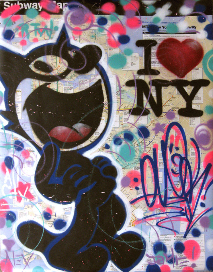 QUIK - "Felix"  NYC Large Scale Map