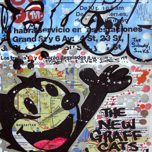 QUIK - "The New Graff Cats are Good Too"  MTA Card