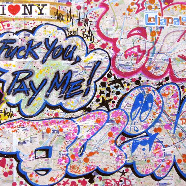 QUIK - "Pay Me" Paris Transit Map