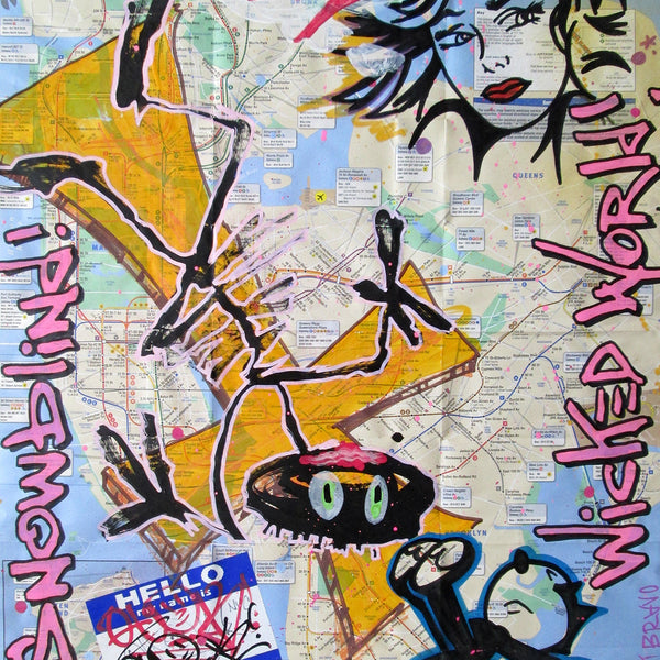 QUIK - "SnowBlind" NYC Transit Map