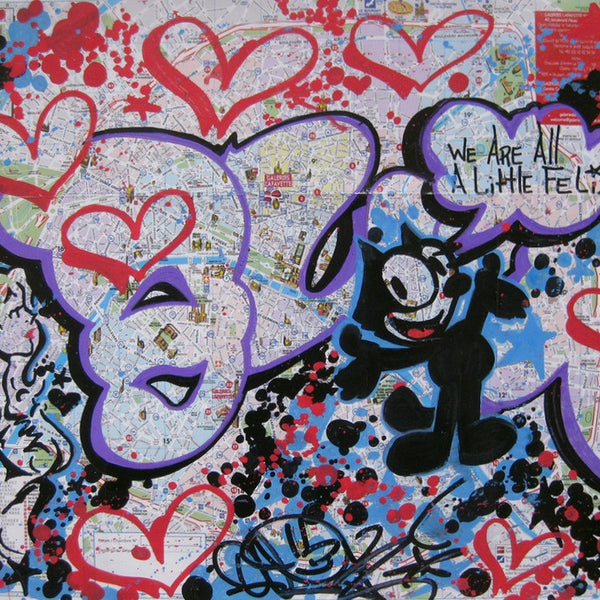 QUIK - "All a little Felix"  Paris Map