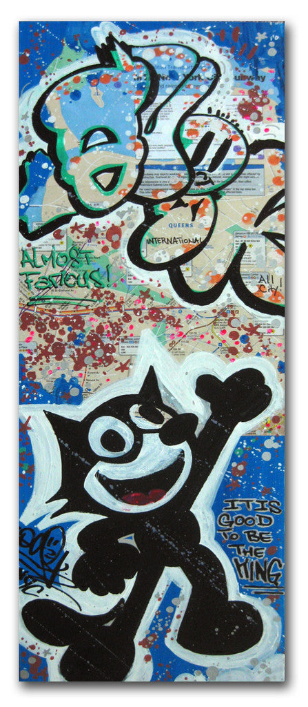 QUIK - "It is good to be the King"  Painting