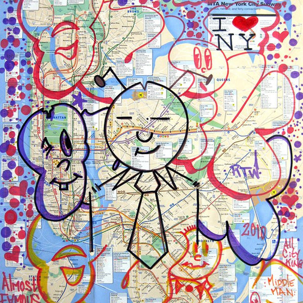 QUIK - "Almost Famous" NYC Map