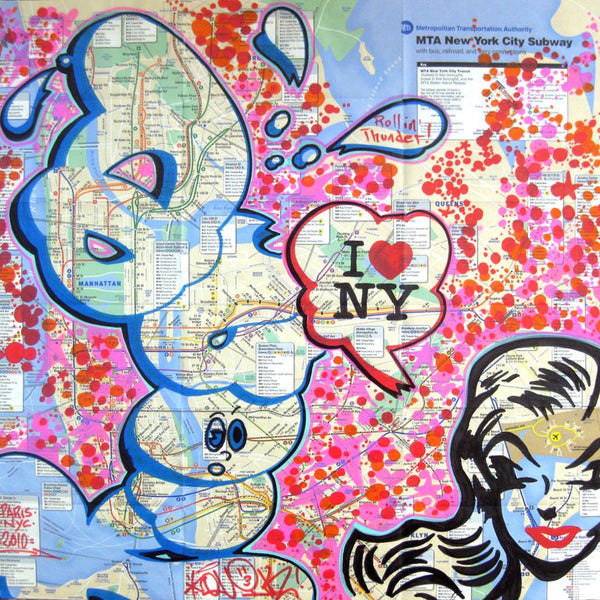 Quik - "I Luv NY" Map