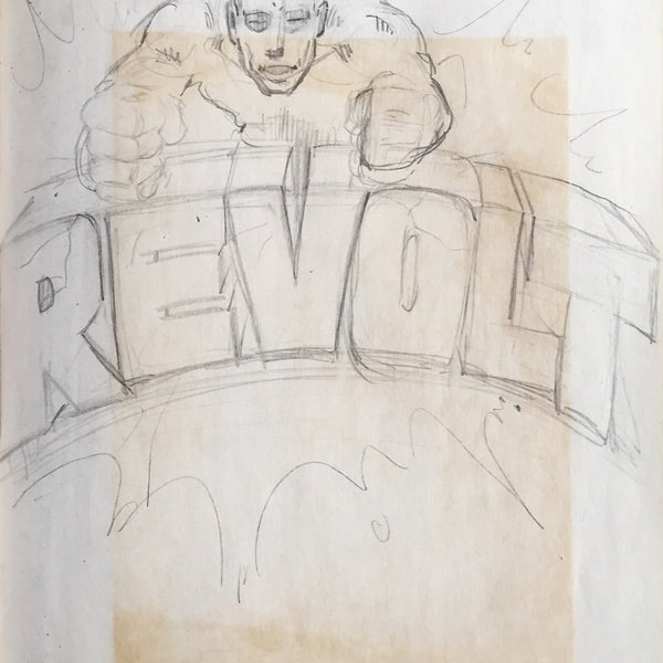 REVOLT- "Revolt" BB Drawing 1984