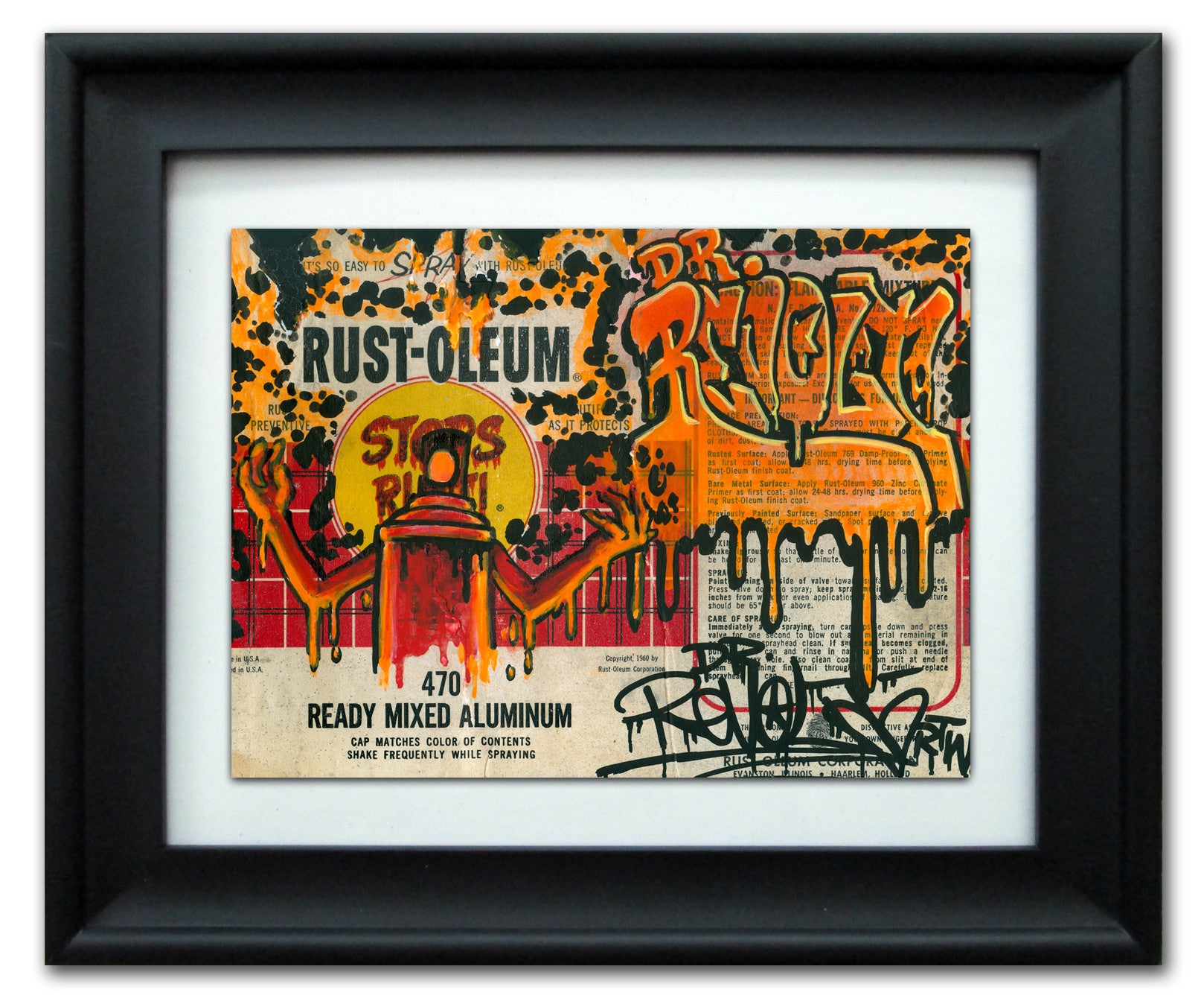 DR REVOLT - "Rustoleum" Vintage Label