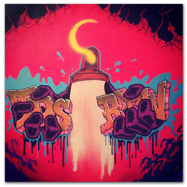 REVOLT/PART ONE  "Triptych" Painting