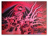 REVOLT -  " Satanicus Revolicious Pandemonium"  Painting