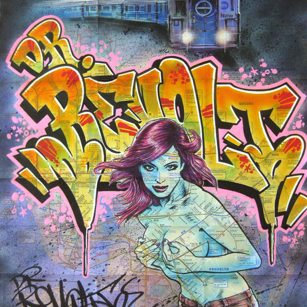 REVOLT -  "Miss Subway 9.6" NYC Map