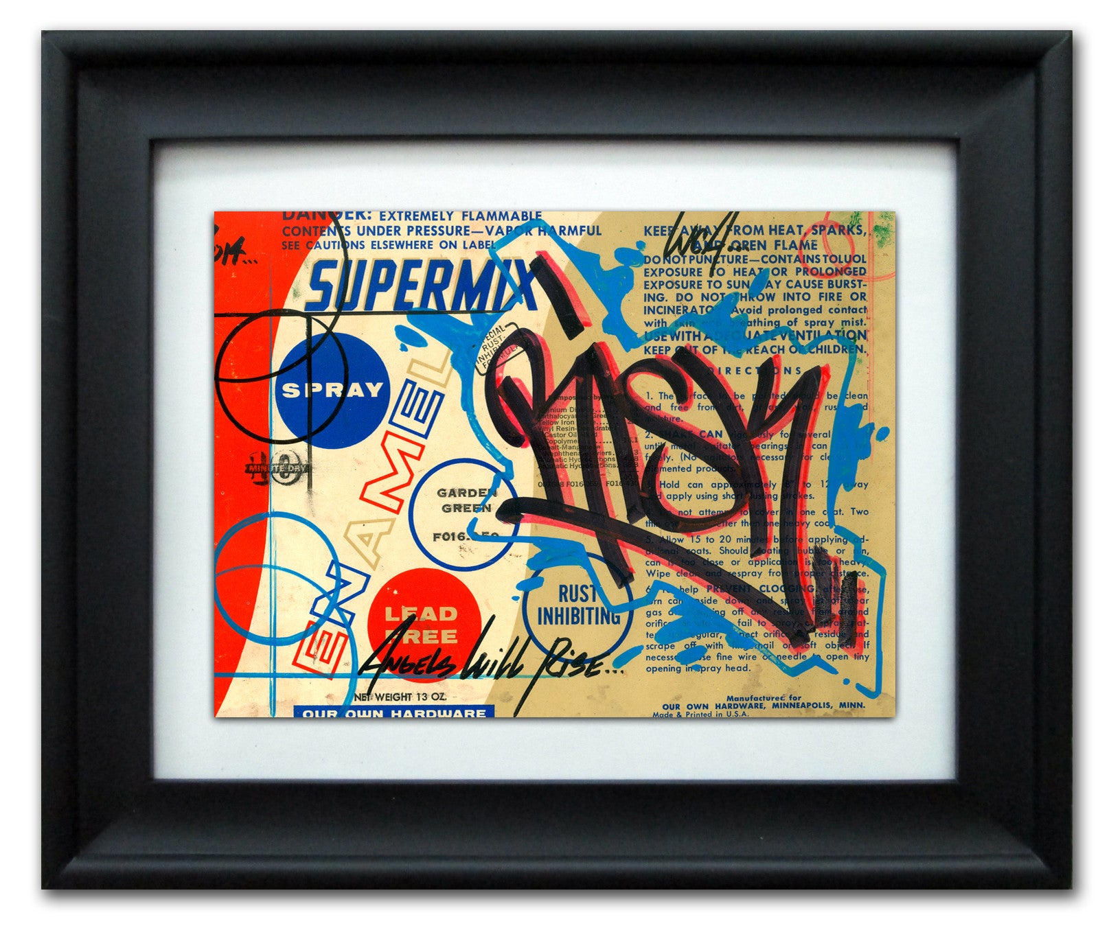 RISK  - "Supermix" Vintage Label