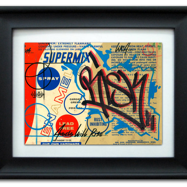 RISK  - "Supermix" Vintage Label