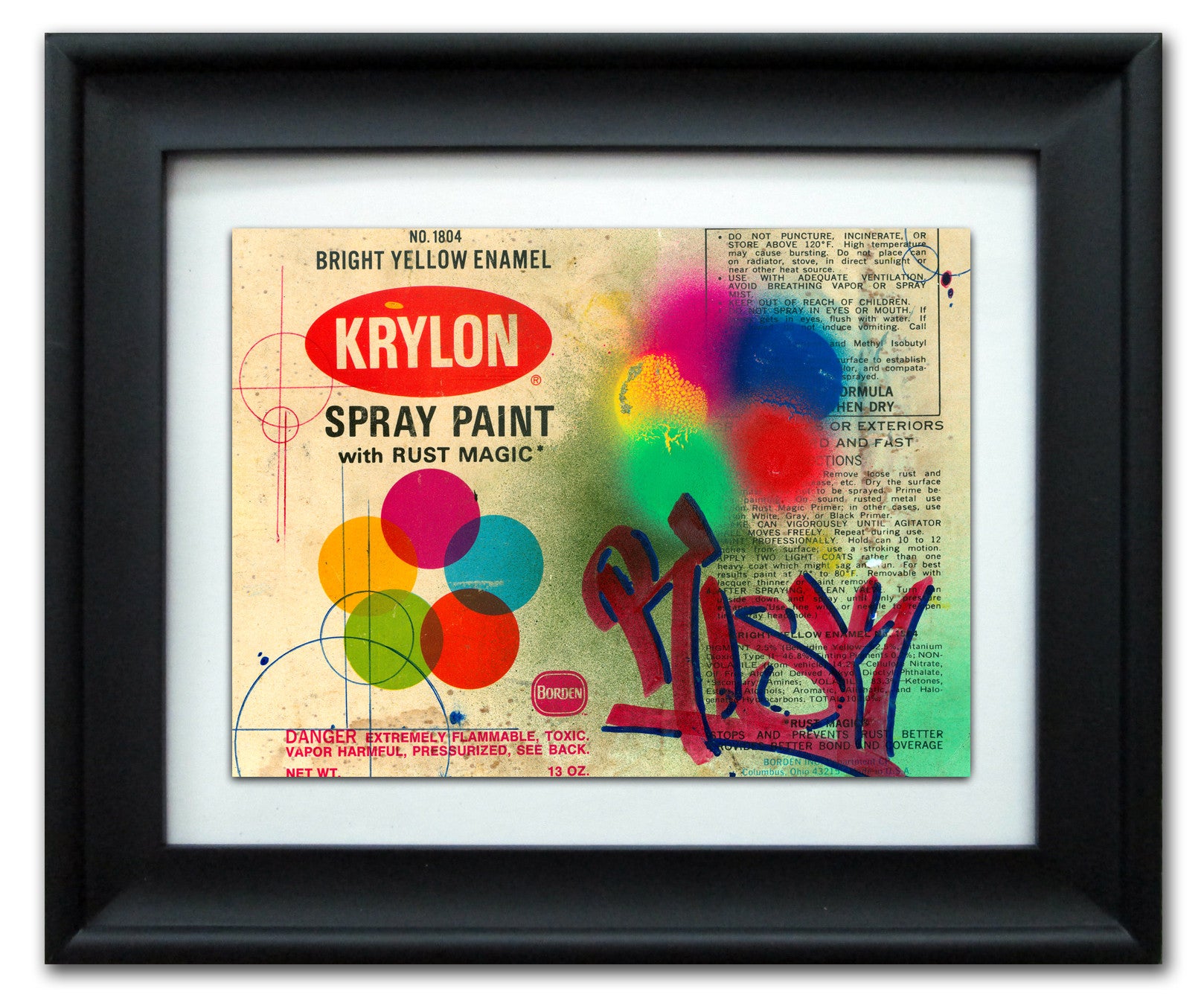 RISK  - "Krylon" Vintage Label