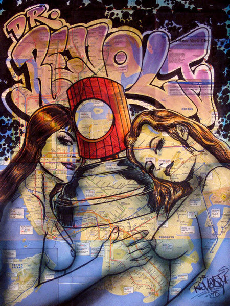 REVOLT -  "Can Man w/Chicks" NYC Map