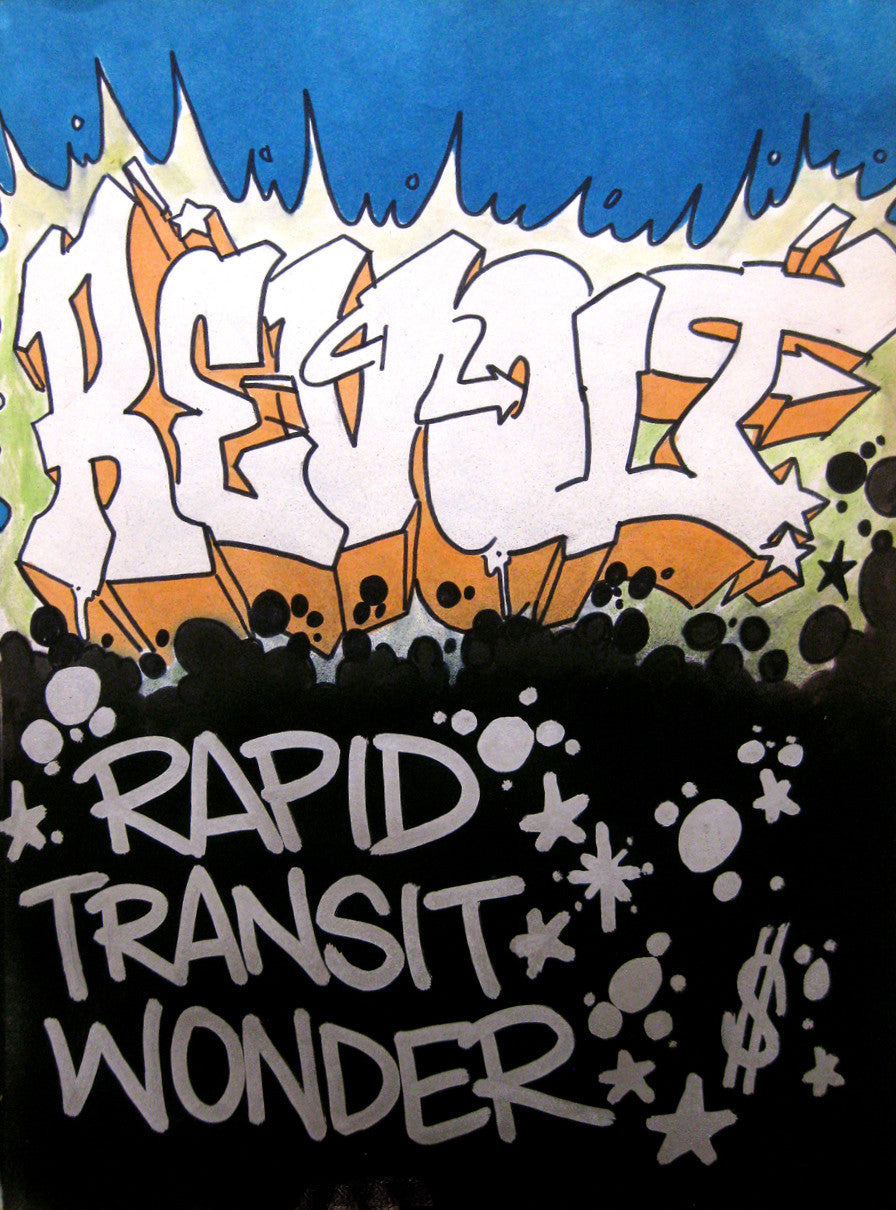 REVOLT -  " Rapid Transit"  Black Book piece 1982