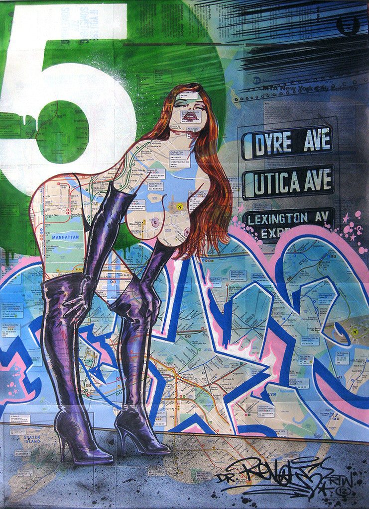 REVOLT -  "Subway Girls 5.1" NYC Map