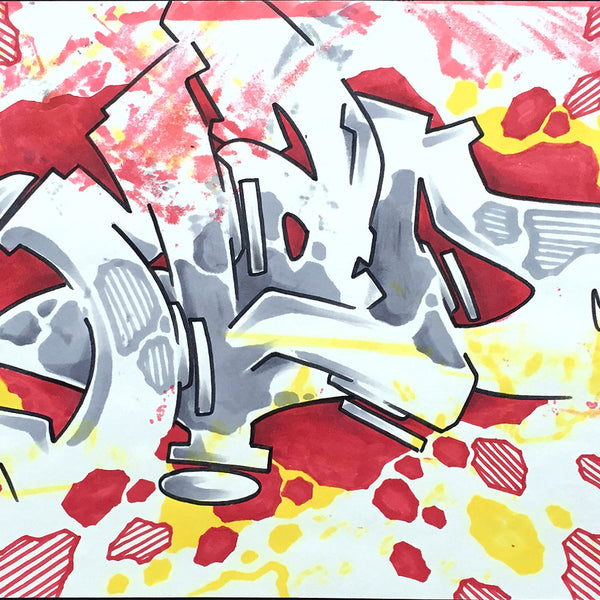 GRAFFITI ARTIST SEEN - "MAD" - Drawing