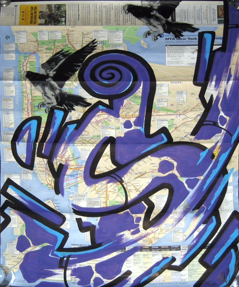 GRAFFITI ARTIST SEEN -  NYC Map