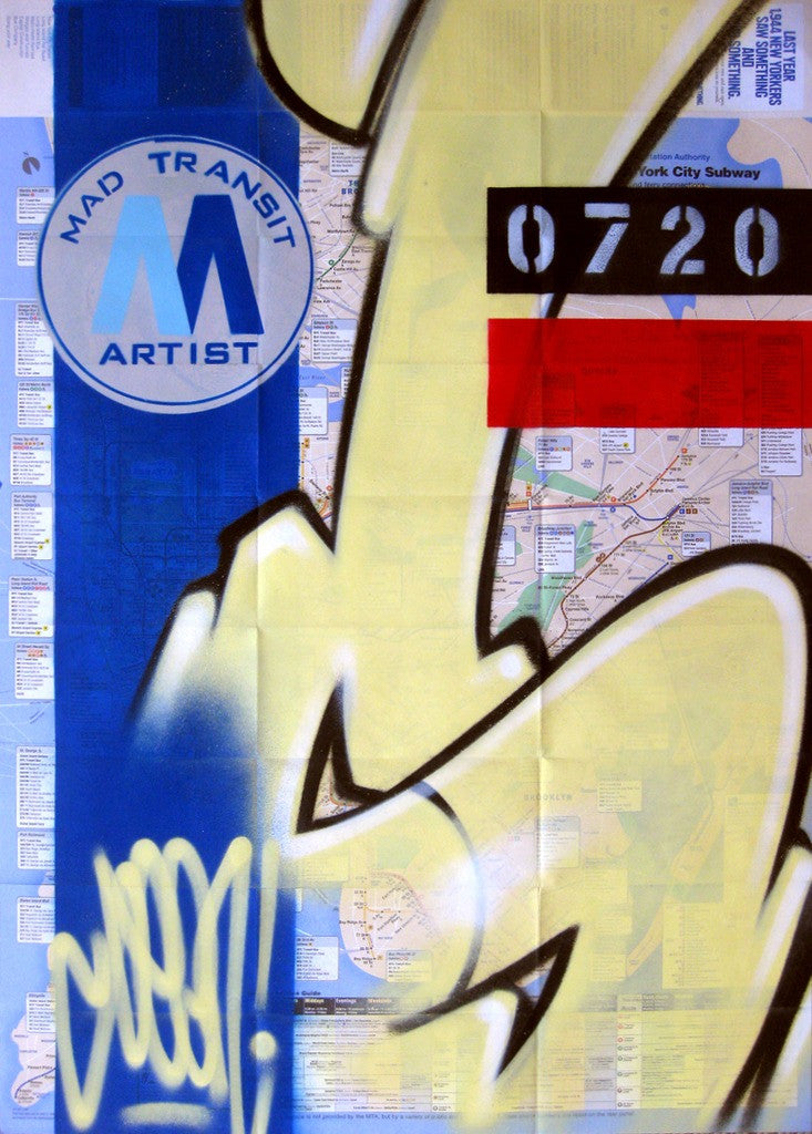 GRAFFITI ARTIST SEEN -  "MAD" NYC Map