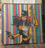 SEEN  -  "Batgirl"  Aerosol on  Canvas