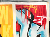 GRAFFITI ARTIST SEEN  -  "Batman"  Aerosol on  Canvas